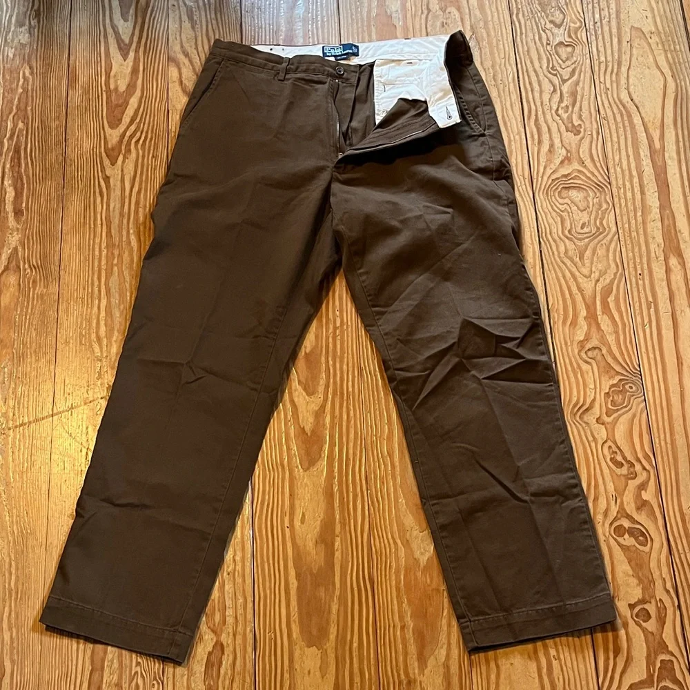 Polo Ralph Lauren Dark Brown Chinos - Picture 1 of 5